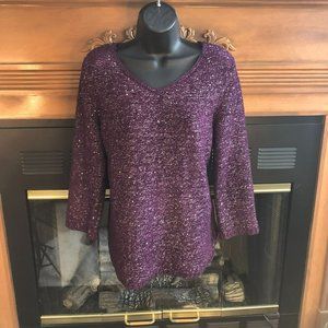 Chico's Purple 1 Sweater